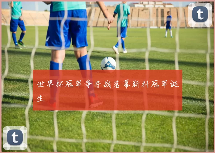 世界杯冠军争夺战落幕新科冠军诞生