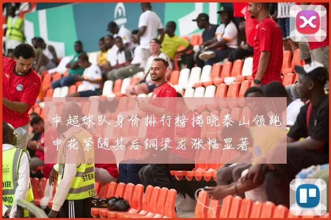 中超球队身价排行榜揭晓泰山领跑申花紧随其后铜梁龙涨幅显著